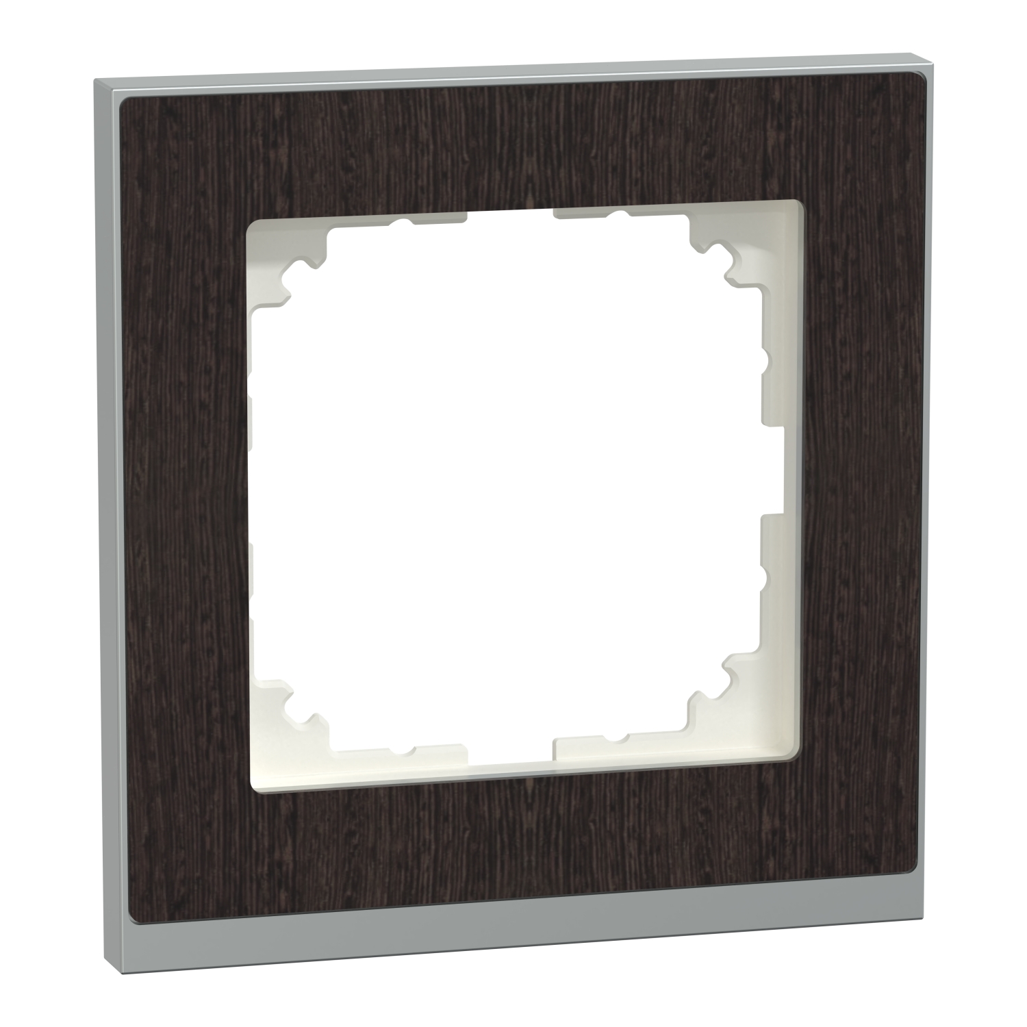 Merten MEG4010-3671 Decor-Rahmen 1-fach Wenge/aluminium