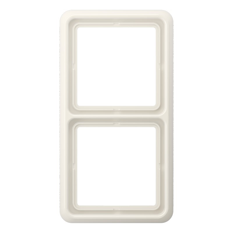 Jung CD 582 WU W Rahmen 2-fach ws waage/senkrecht