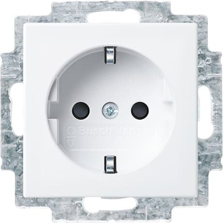 Busch-Jaeger 20 EUCB-914 SCHUKO Steckdosen-Einsatz alpinweiß