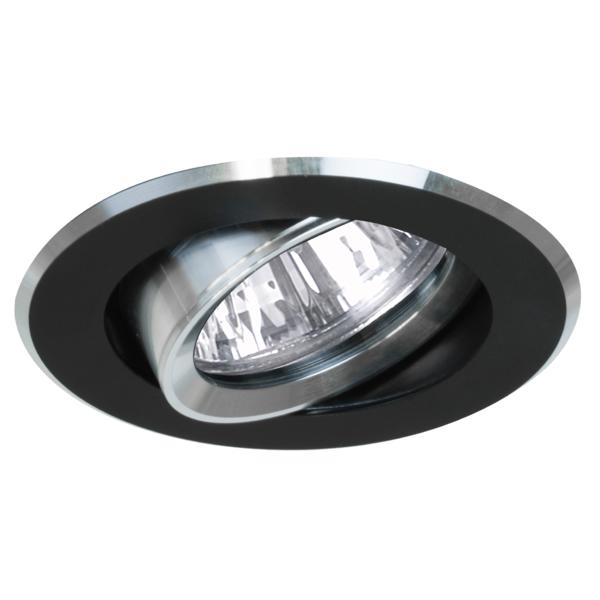 Brumberg Leuchten 00006400 Einbau-Downlight GX5,3 50W sw/alu