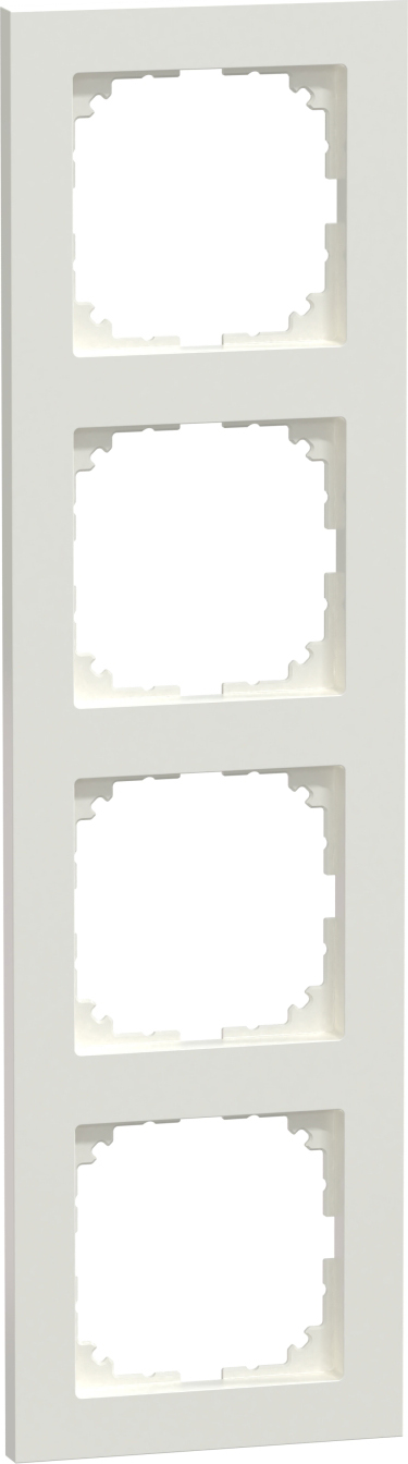 Merten MEG4040-3619 Rahmen 4fach polarweiß