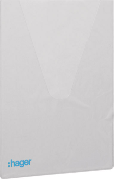 Hager FZ794 Plantasche selbstklebend A4,Klarsicht