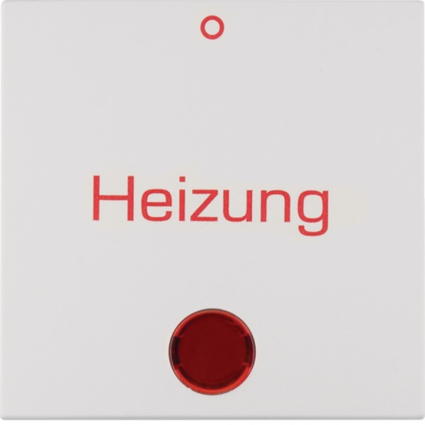Berker 16218909 Wippe mit Linse Heizung pws/matt