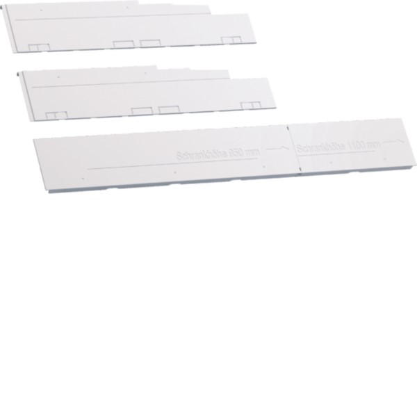 Hager ZZ11A Abschottung univers Z senkr.950/1100,3tlg.