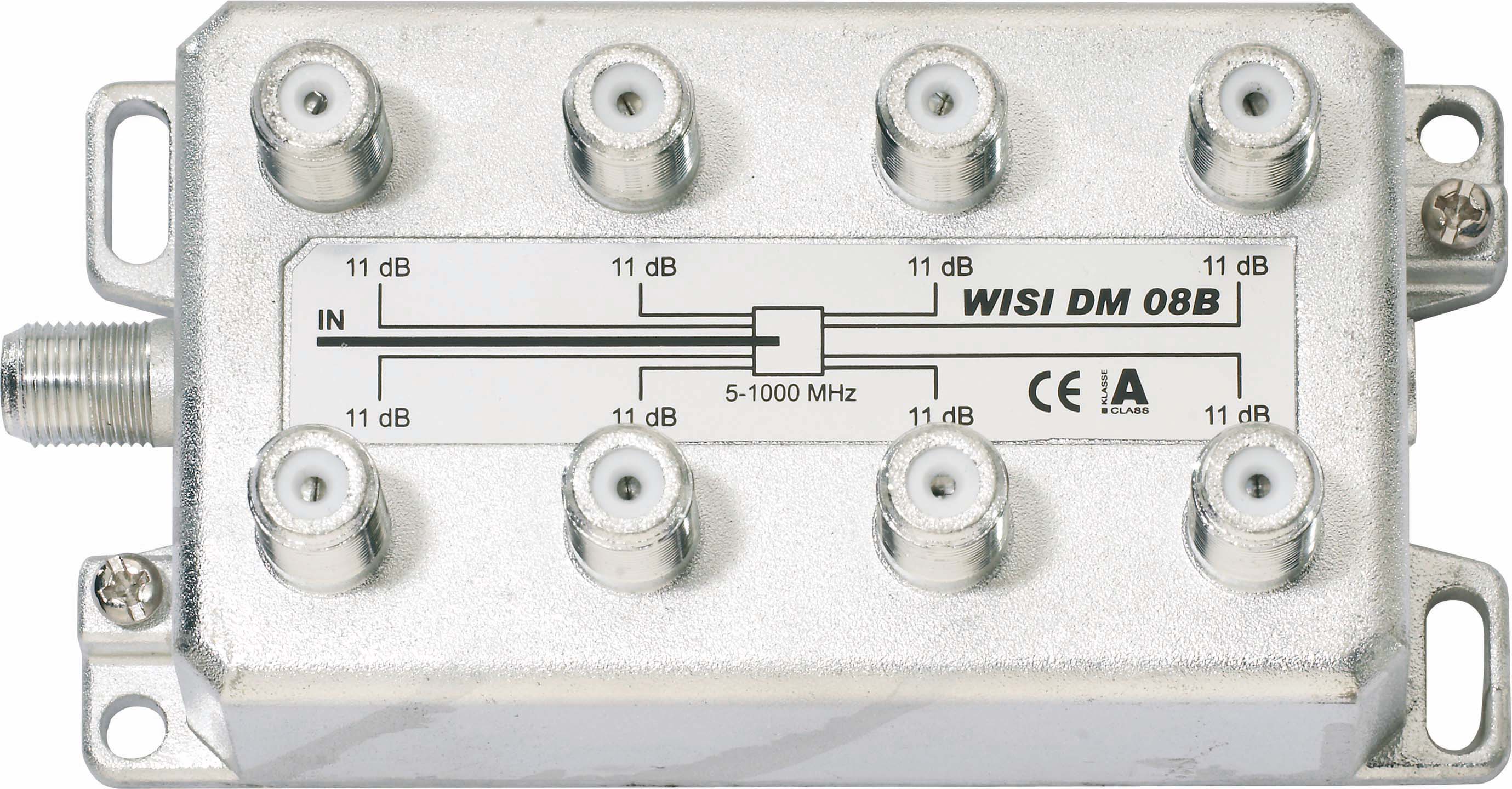 Wisi DM08B Verteiler 8f. 5-1000MHz, 11dB