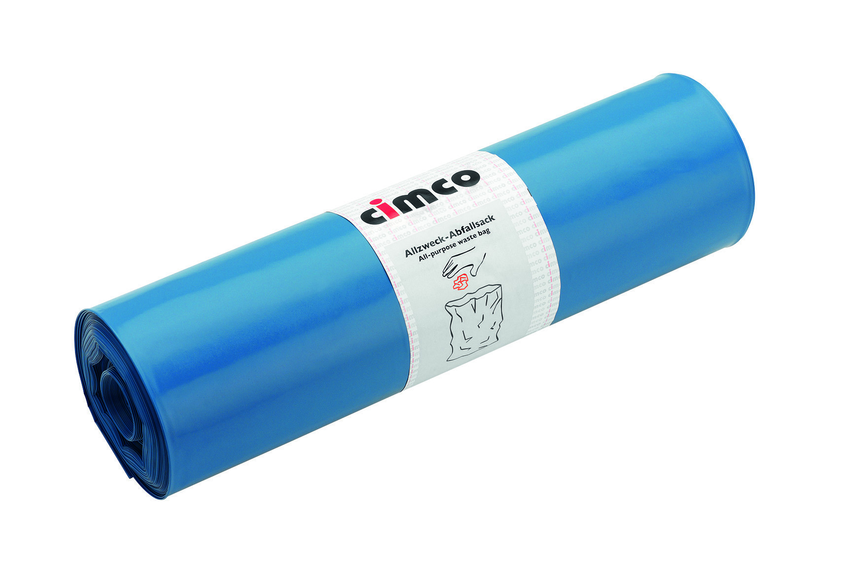 Cimco Werkzeuge 145001 Müllbeutel 120l, blau 25 Sack auf Rolle