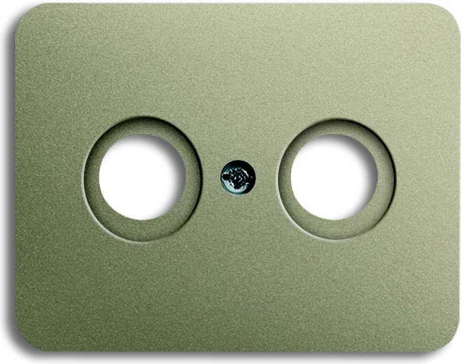 Busch-Jaeger 1743-260 Zentralscheibe pall f.Antennendose 2Loch