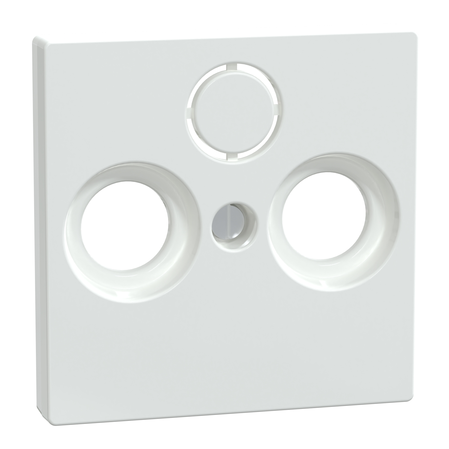 Merten 296725 Zentralplatte aws/gl für Antennendose