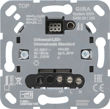 Gira 540000 Uni-LED-Dimmeinsatz standard