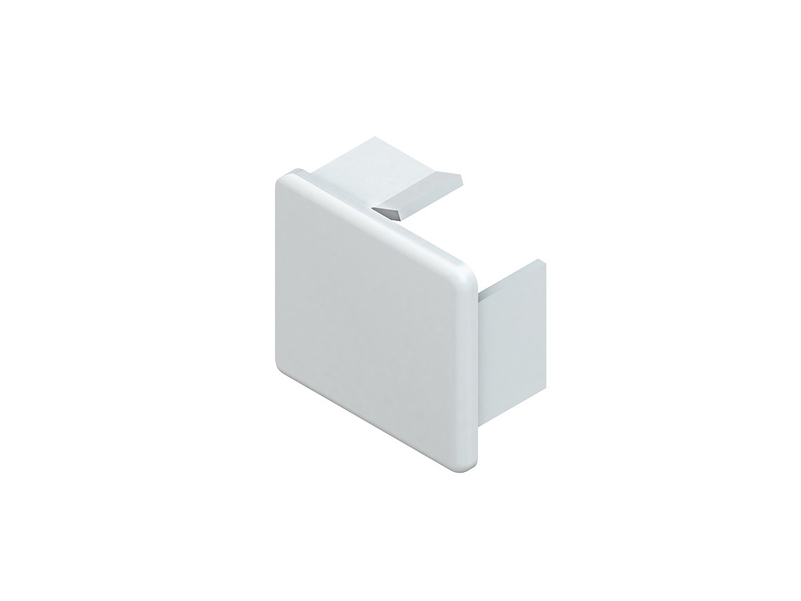 HKL E3030.3 Endstück rws 30x30 RAL9010