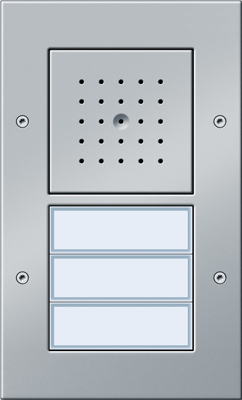 Gira 126765 Türstation AP 3fach alu