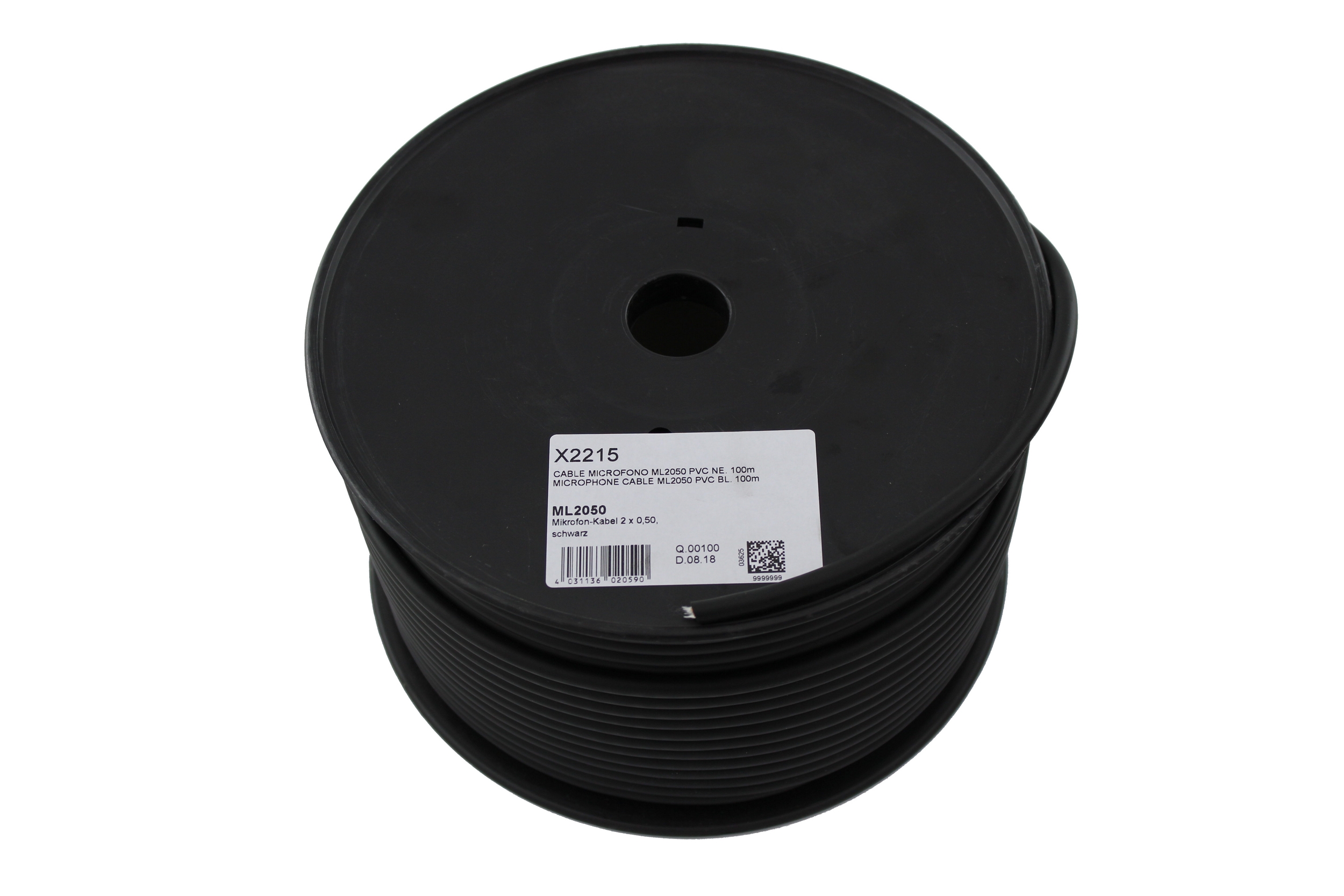 Televes ML 2050 Mikrofon-Kabel 2x0,50 schwarz