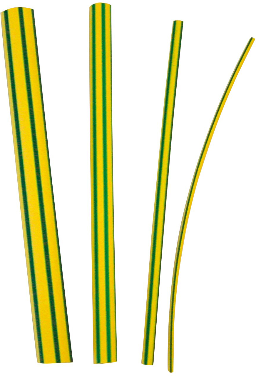 3M Deutschland GTI 3000 24/8 gg Warmschrumpfschlauch dünnw 24/8 mm, grün-gelb