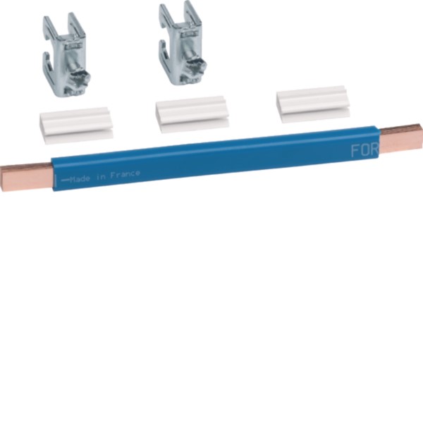 Hager N75B PE/N-Verbinder bl,CU-Band,flexibel