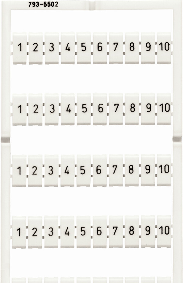 WAGO GmbH & Co. KG 793-5502 WMB-Bezeichnungssystem W:1-10 je(10x)