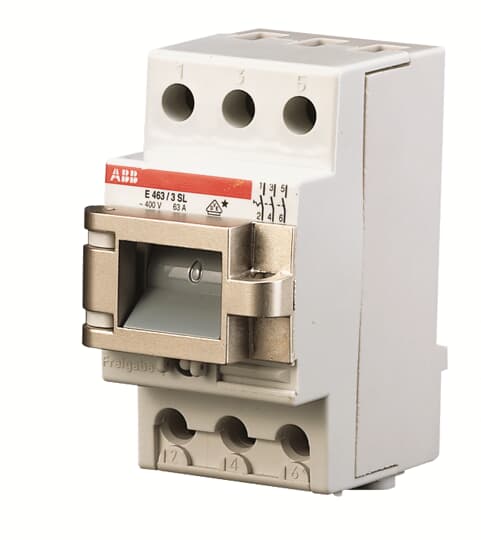 ABB Stotz S&J E463/3SL Hauptschalter 63A 3p.