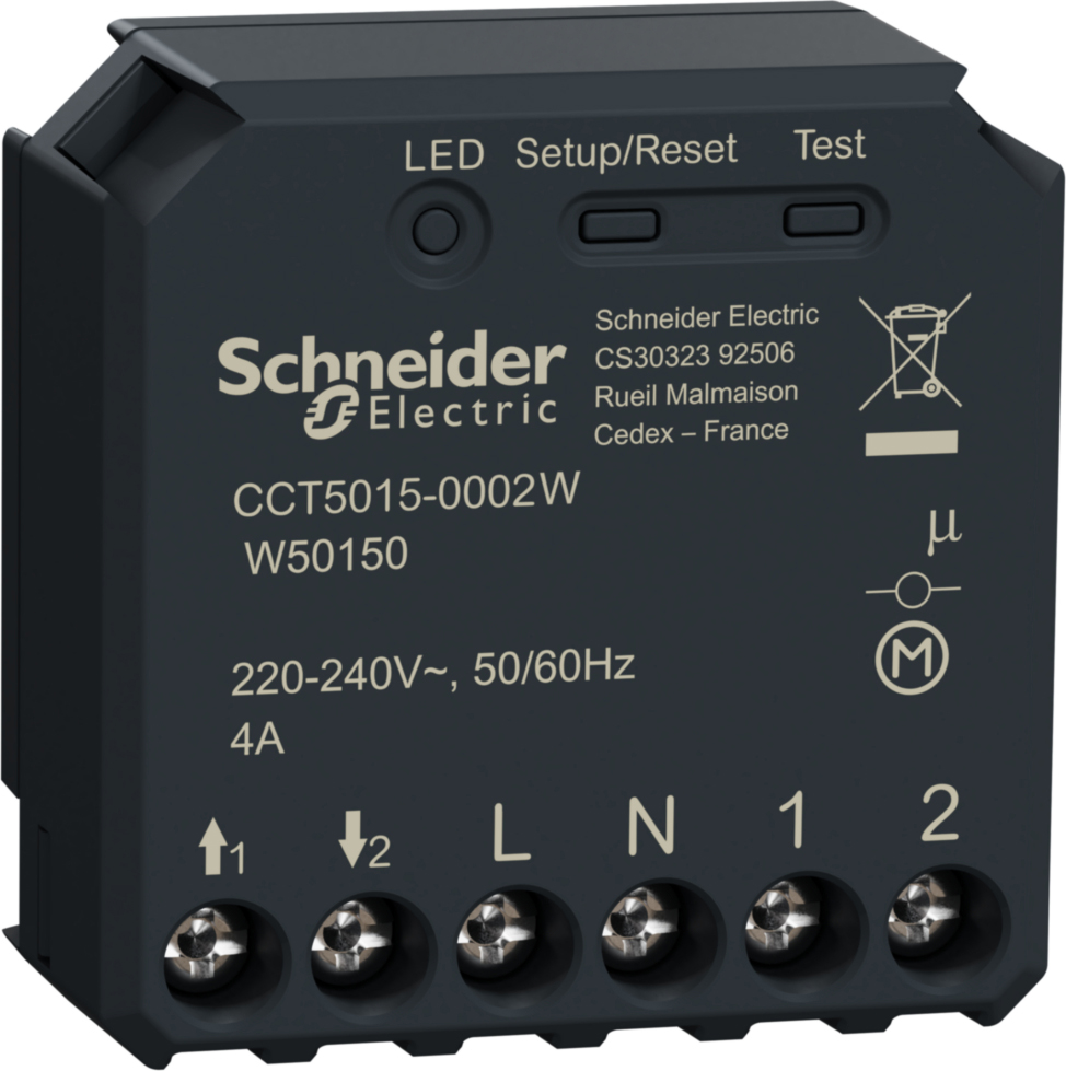 Schneider Electric CCT5015-0002W Wiser Jalousieaktor 1fach