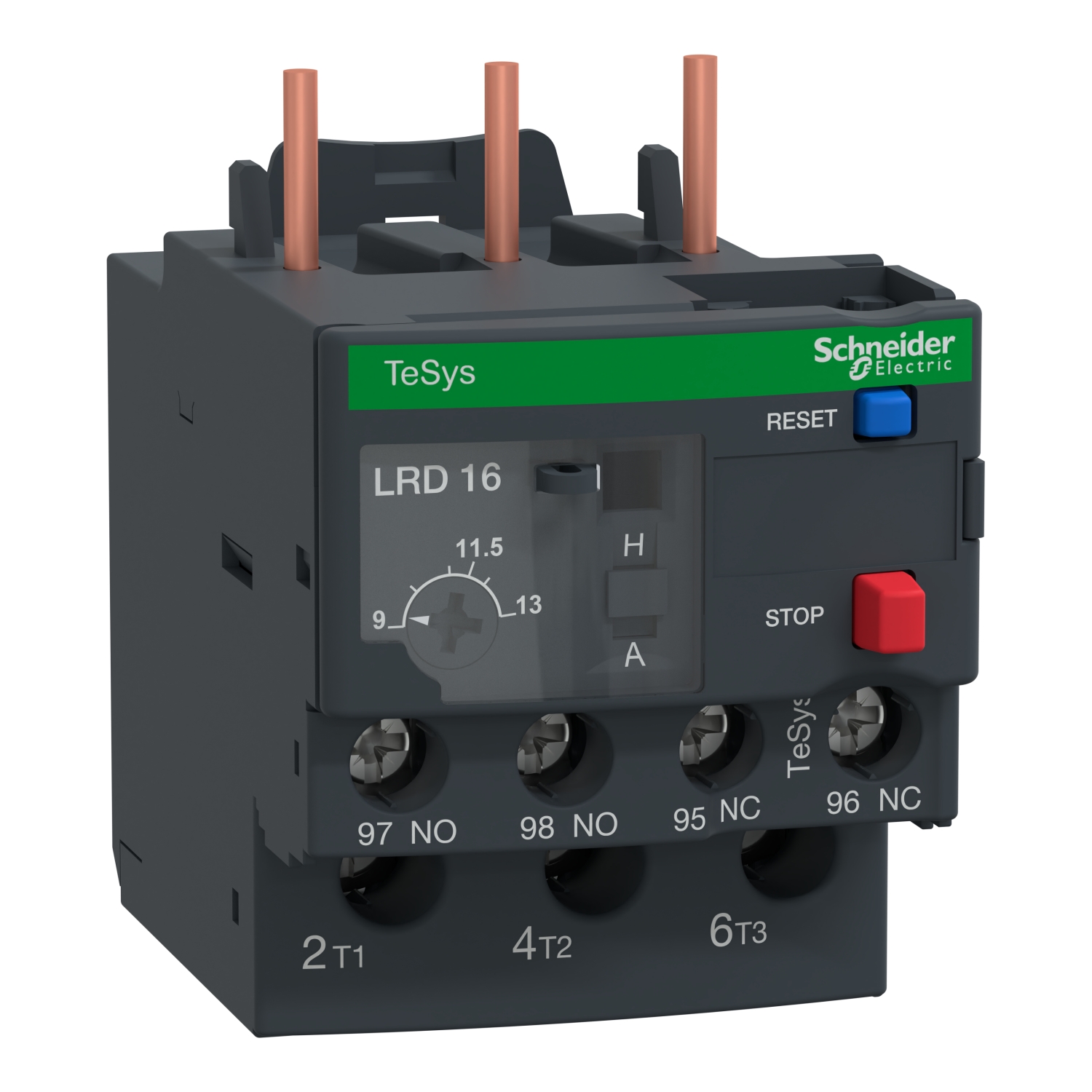 Schneider Electric LRD16 Motorschutz-Relais 9,00-13,00A