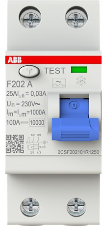 ABB Stotz S&J F202A-25/0,03 FI-Schutzschalter pro M Compact