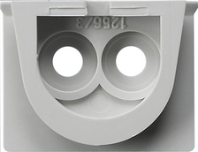 Gira 001230 Kabeleinführung gr 2-fach, AP-WG