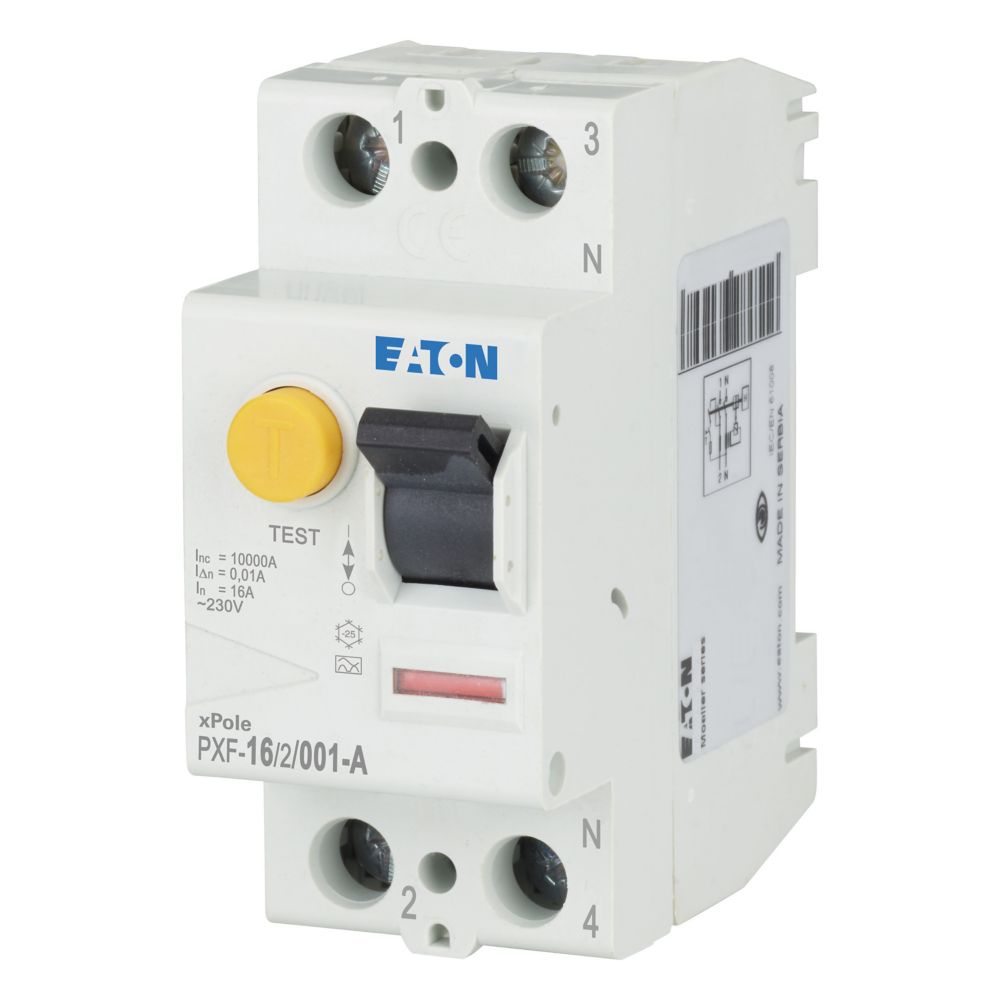 Eaton PXF-16/2/001-A FI-Schutzschalter 16A 2p, 10mA