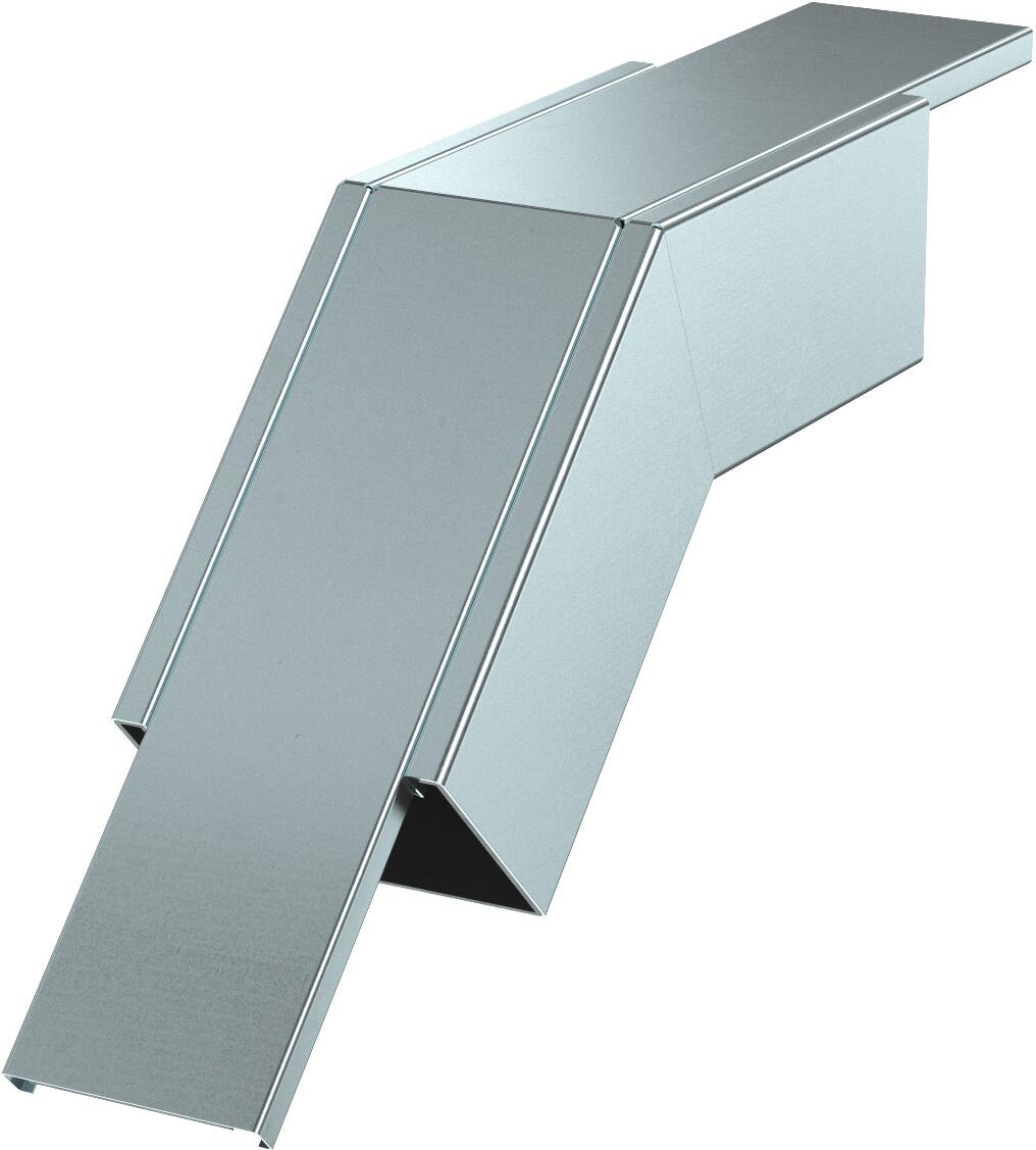 OBO Bettermann Vertr PLM BF 0810 FS Bogen 45, fallend m Brandschutzgewebe