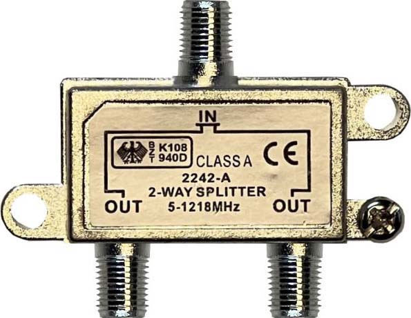 Kreiling Tech. VT2242 F-Verteiler 2fach 5-1218MHz Class A