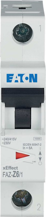 Eaton FAZ-Z6/1 Leitungsschutzschalter Z 6A, 1p