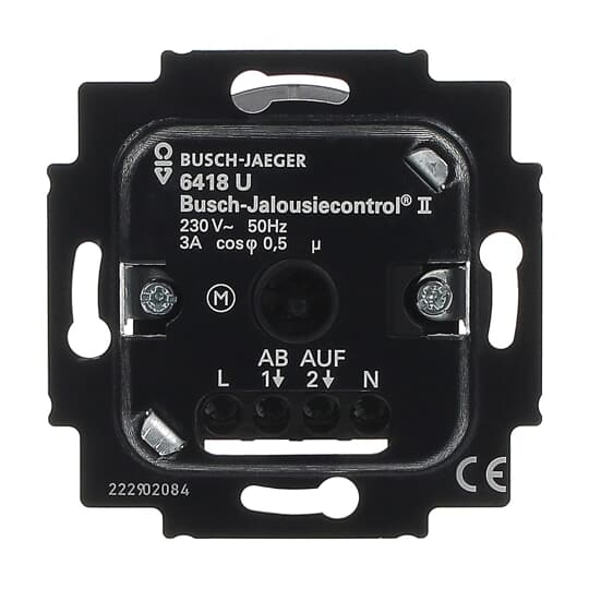 Busch-Jaeger 6418 U Jalousie-Basis-Einsatz 2Schliesser 3A 690VA