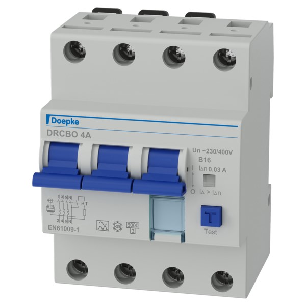 Doepke DRCBO4B16/0,03/3N-A FI-/LS-Kombination 16 A, 0.03 A