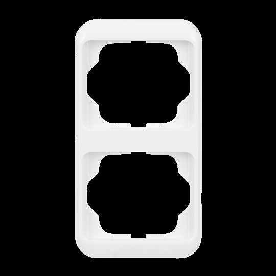 Busch-Jaeger 1732-24G Rahmen 2-fach studioweiß, senkr.