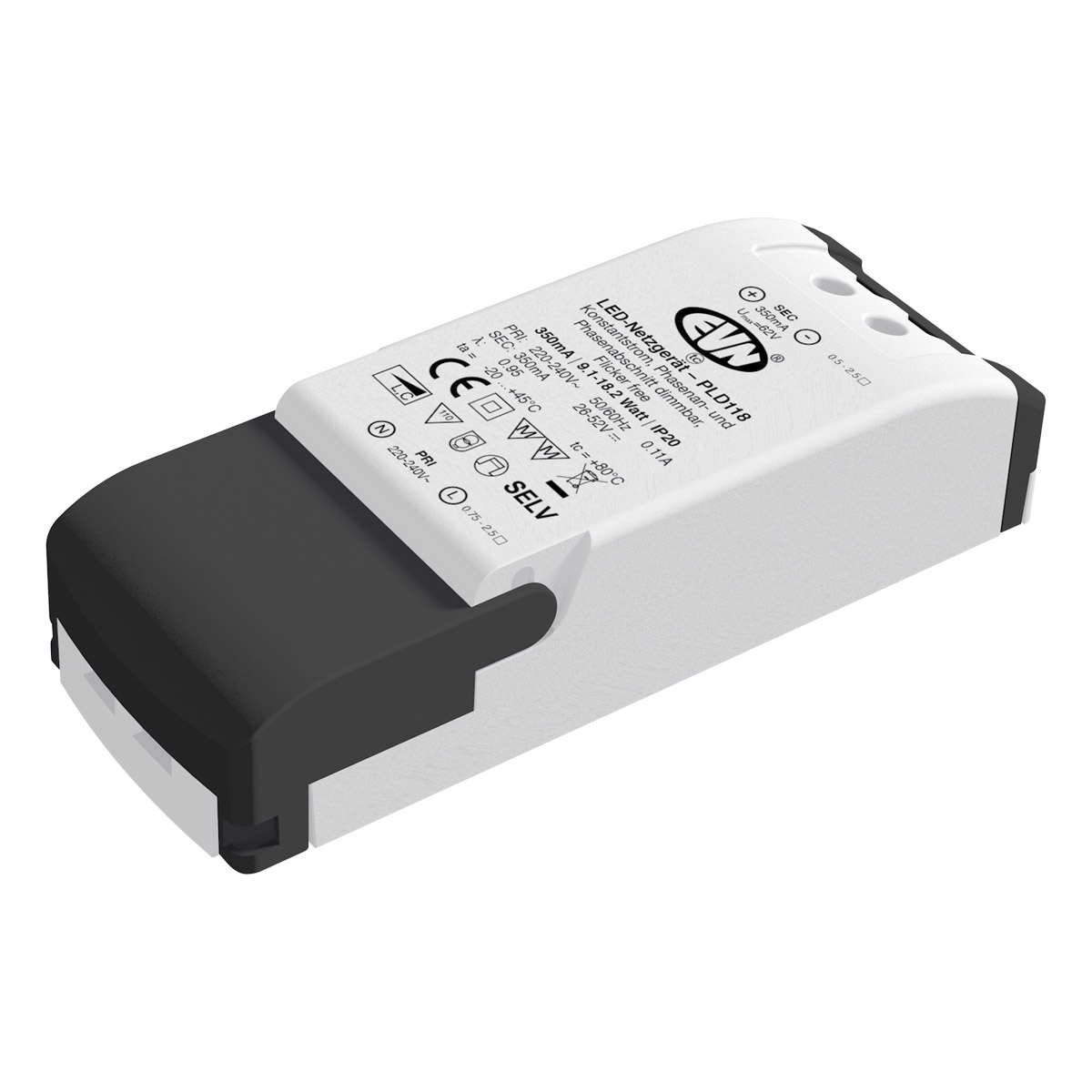 EVN Lichttechnik PLD 118 LED-Netzgerät 350mA 9,2-18,2W
