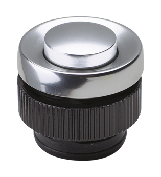 Grothe PROTACT 210 AL Klingeltaster rund 11,5mm Knopf alu, Hülse alu