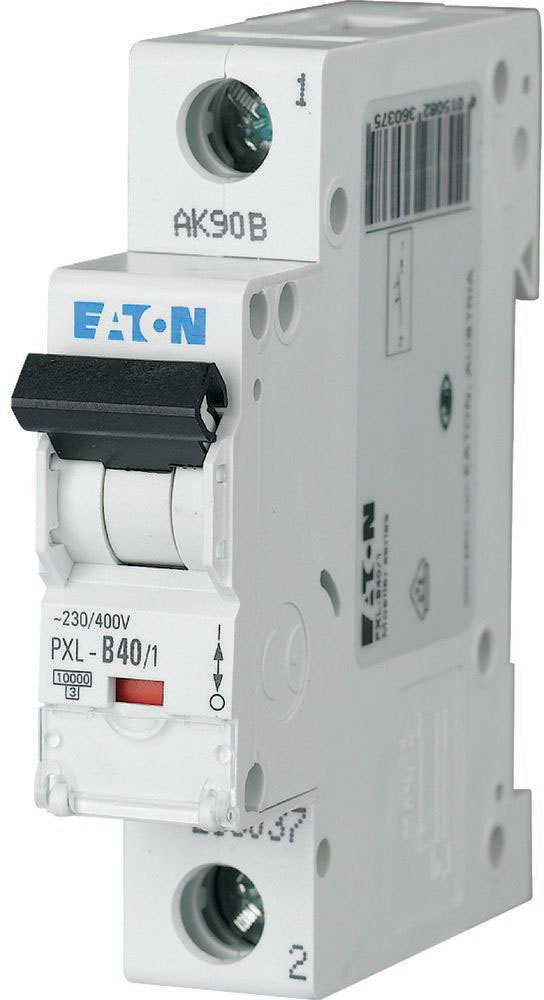 Eaton PXL-B40/1 LS-Schalter m.Beschrift. B 40A, 1p