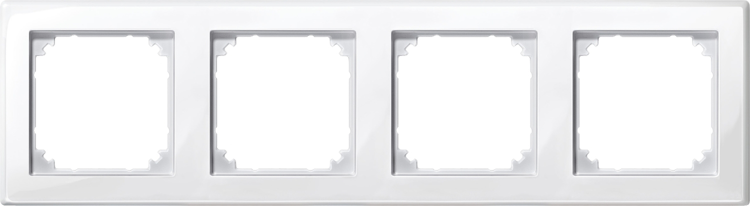 Merten 478419 Rahmen 4f.pws/gl waage/senkrecht