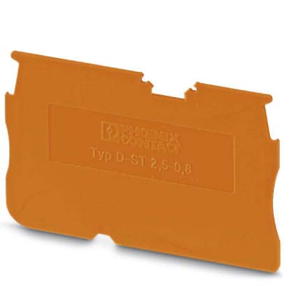 Phoenix Contact D-ST 2,5-0,8 OG Abschlussdeckel L:48,6mm, B:0,8mm,or