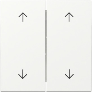 Gira 329727 Wippe 2f Pfeile Reinweiß m