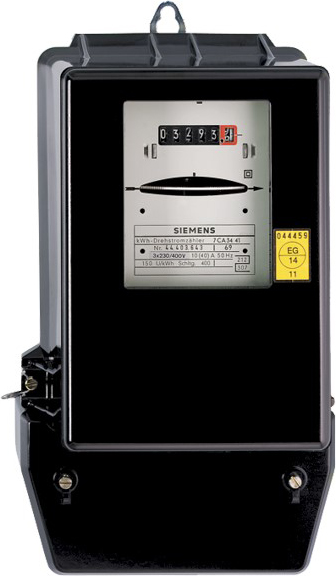 NZR 10020215 Drehstromzähler geeicht,10(60)A