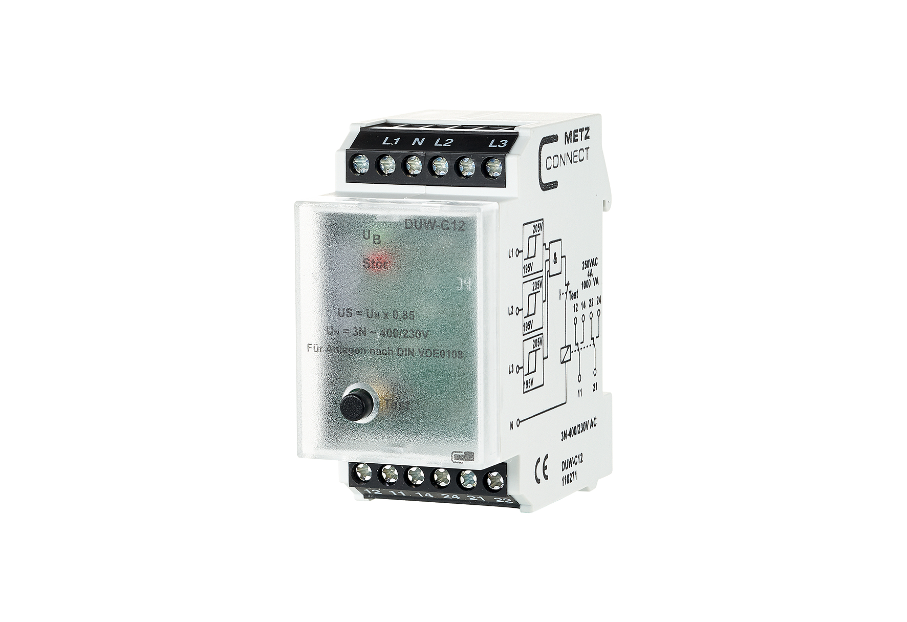 Metz Connect DUW-C12 3x230V Netzüberwachung