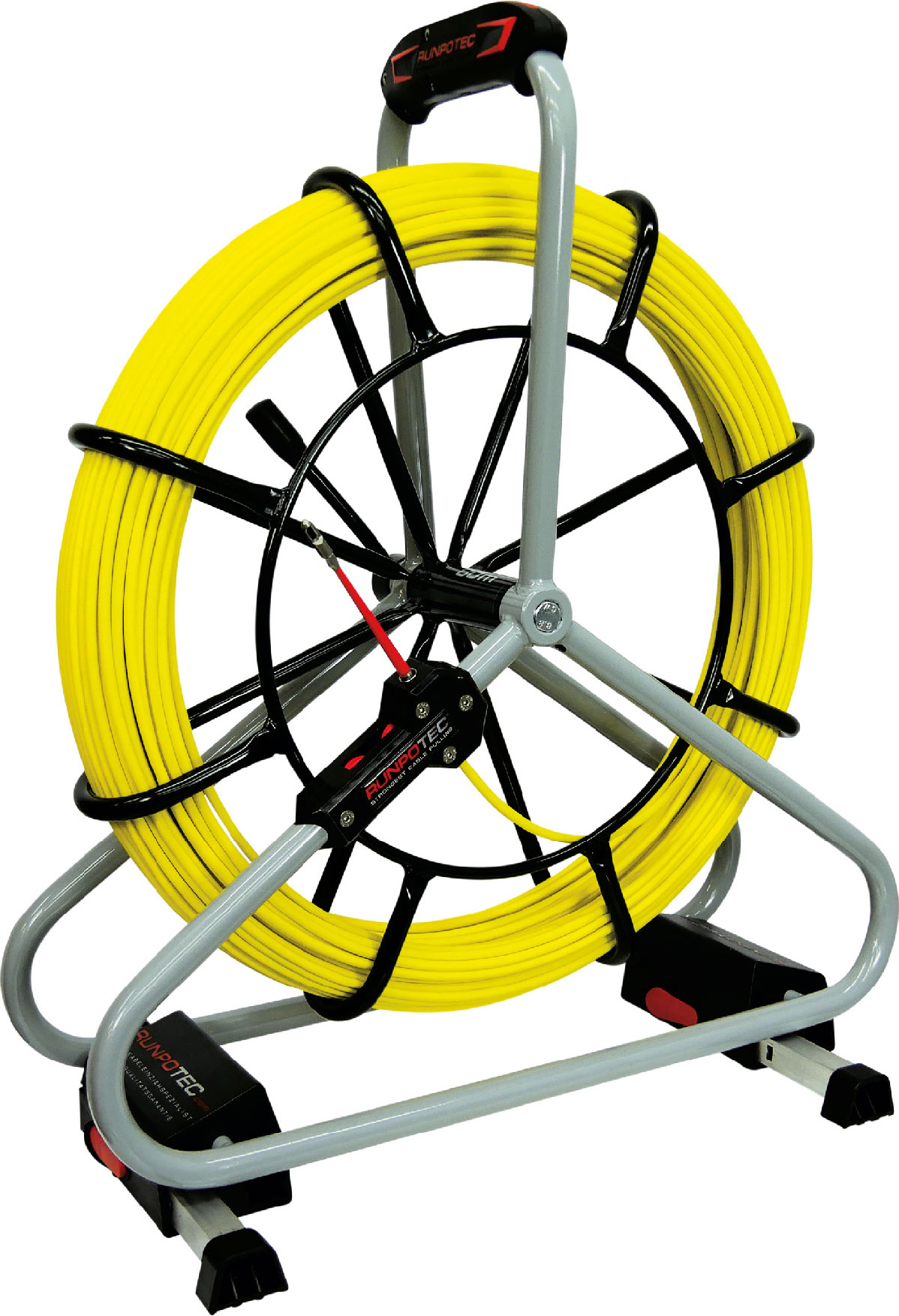 Runpotec 10065 Profi-Set Glasfaserstab Runp. 6mm RG6 80m