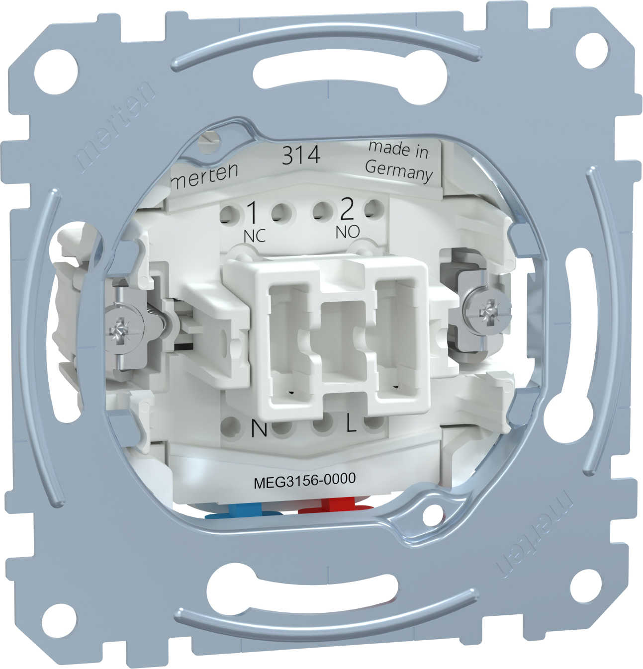 Merten MEG3156-0000 Taster-Einsatz 1W 1-pol.10A 250V