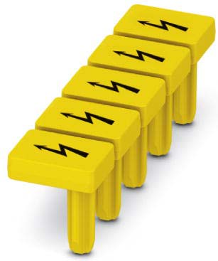 Phoenix Contact WS PT 2,5 Warnschild ge/sw, 5,2mm