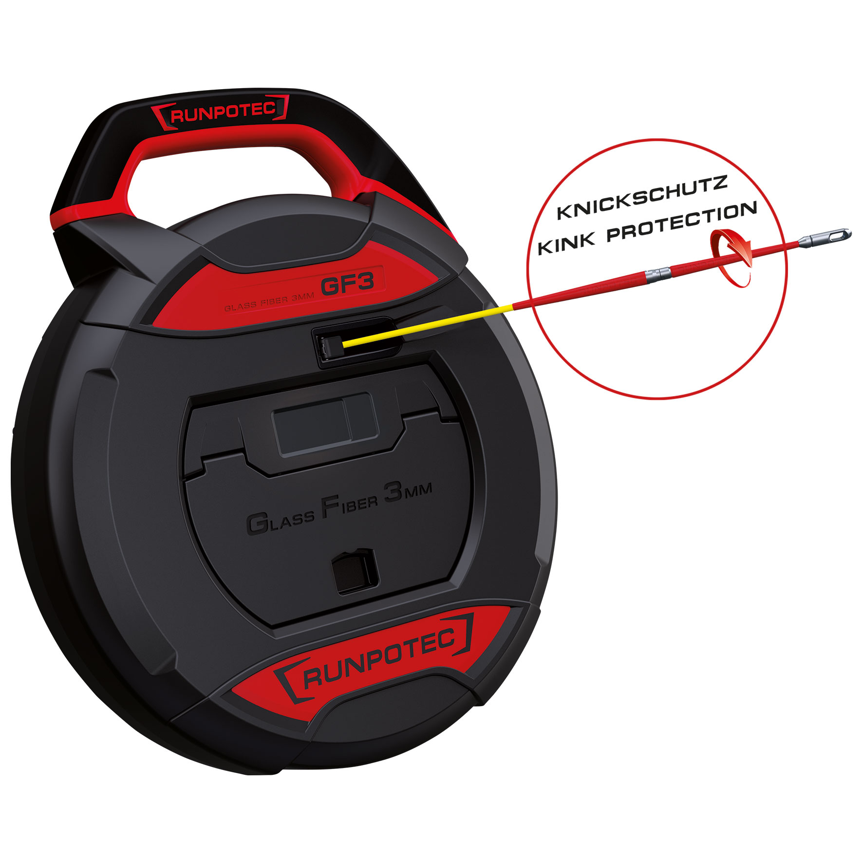 Runpotec 10198 GF3 Kabeleinziehwerkzeug 3 mm ohne MZ- 50 m