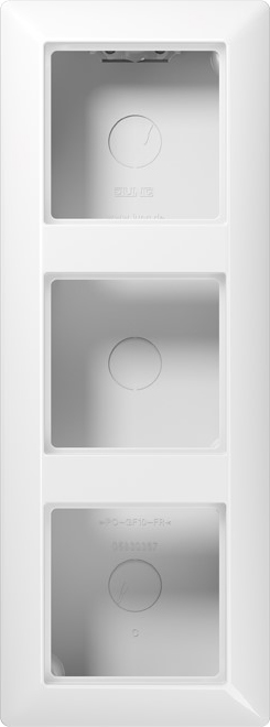 Jung AS 583 A WW AP-Kappe 3-fach aws angeformter Rahmen
