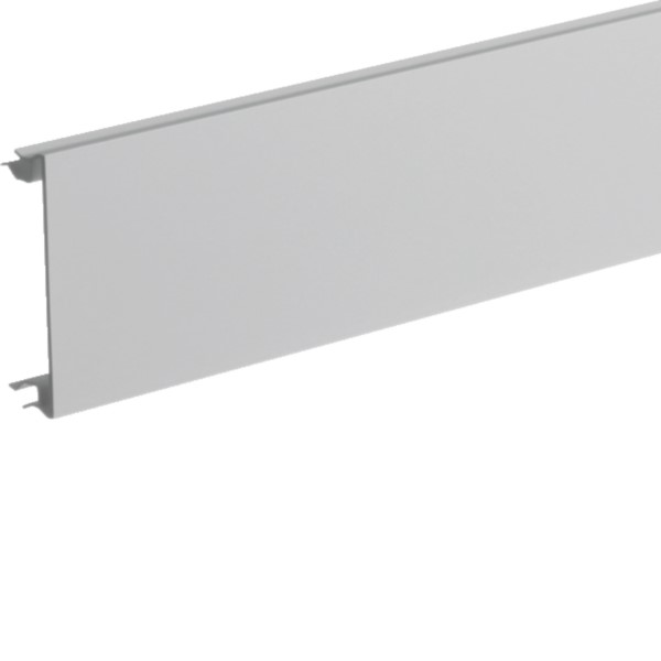 Tehalit BR08027035 Brüstungskanal-Oberteil PVC 80mm lichtgrau