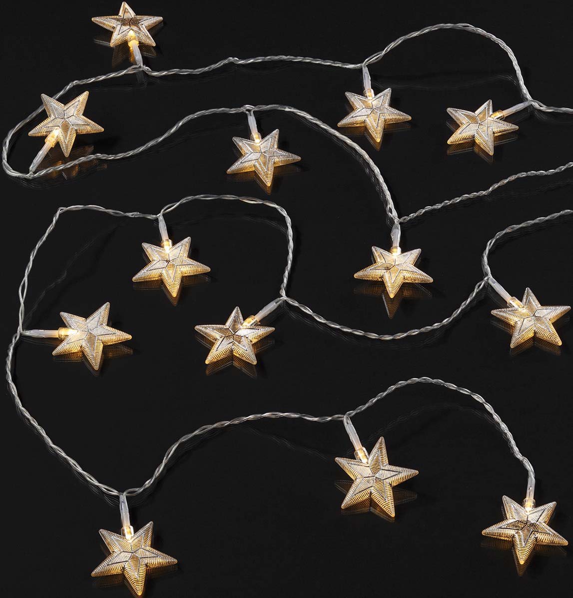Hellum 576085 LED-Lichterkette mit Sternen