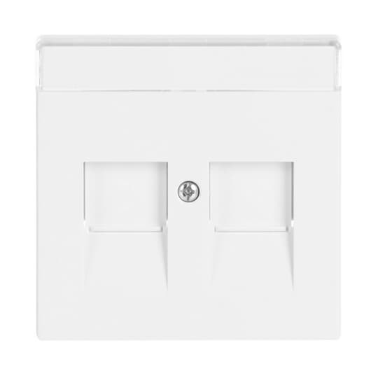 Busch-Jaeger 1800-84 Zentralscheibe dav/sws Mod.Jack,2Ö,Beschri.