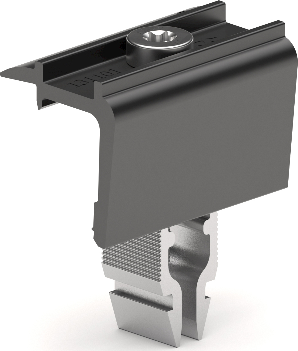 Schletter Solar 131101-922 Endklemme Classic wide V schwarz