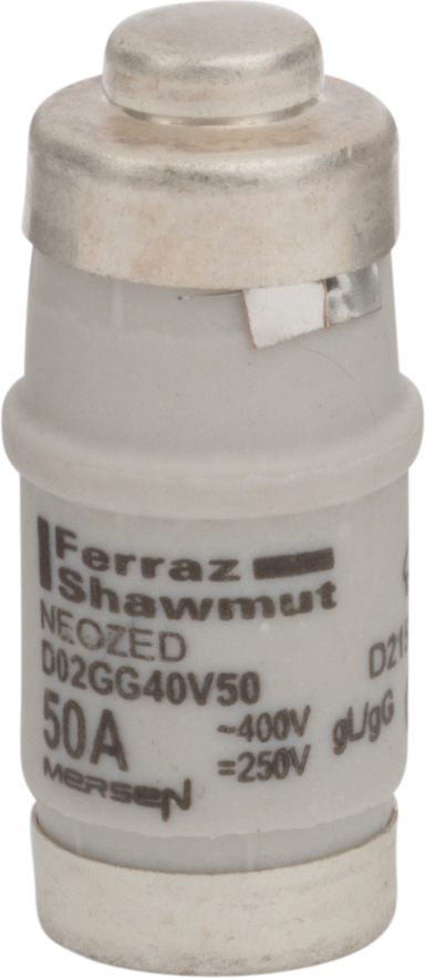Mersen D02GG40V50 Sicherungseinsatz NEOZED D02 gG 50A/400V