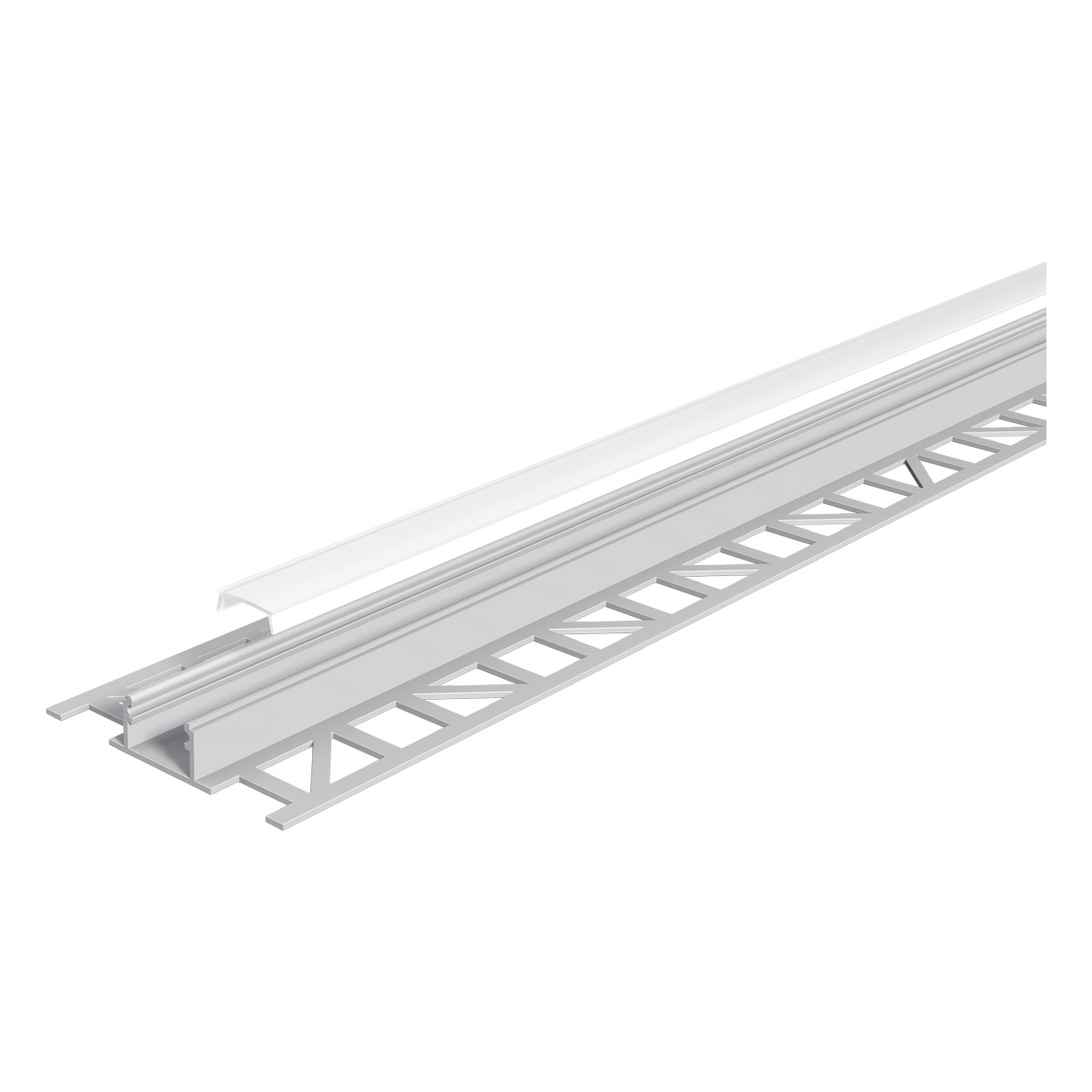 EVN Lichttechnik APFL2AM200 Alu-Profil m. Abdeckung opal, 2m